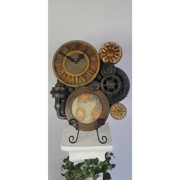 Gears Of Time Clock, Beautiful Clock for Any Room. Unique Clock, Artistic Clock. - Picture 5 of 5